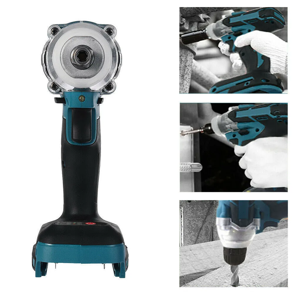 1/2" Cordless Impact Wrench Driver for Makita 18V Battery