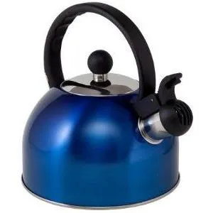 1.5l Blue Boil It Stainless Steel Whistling Kettle