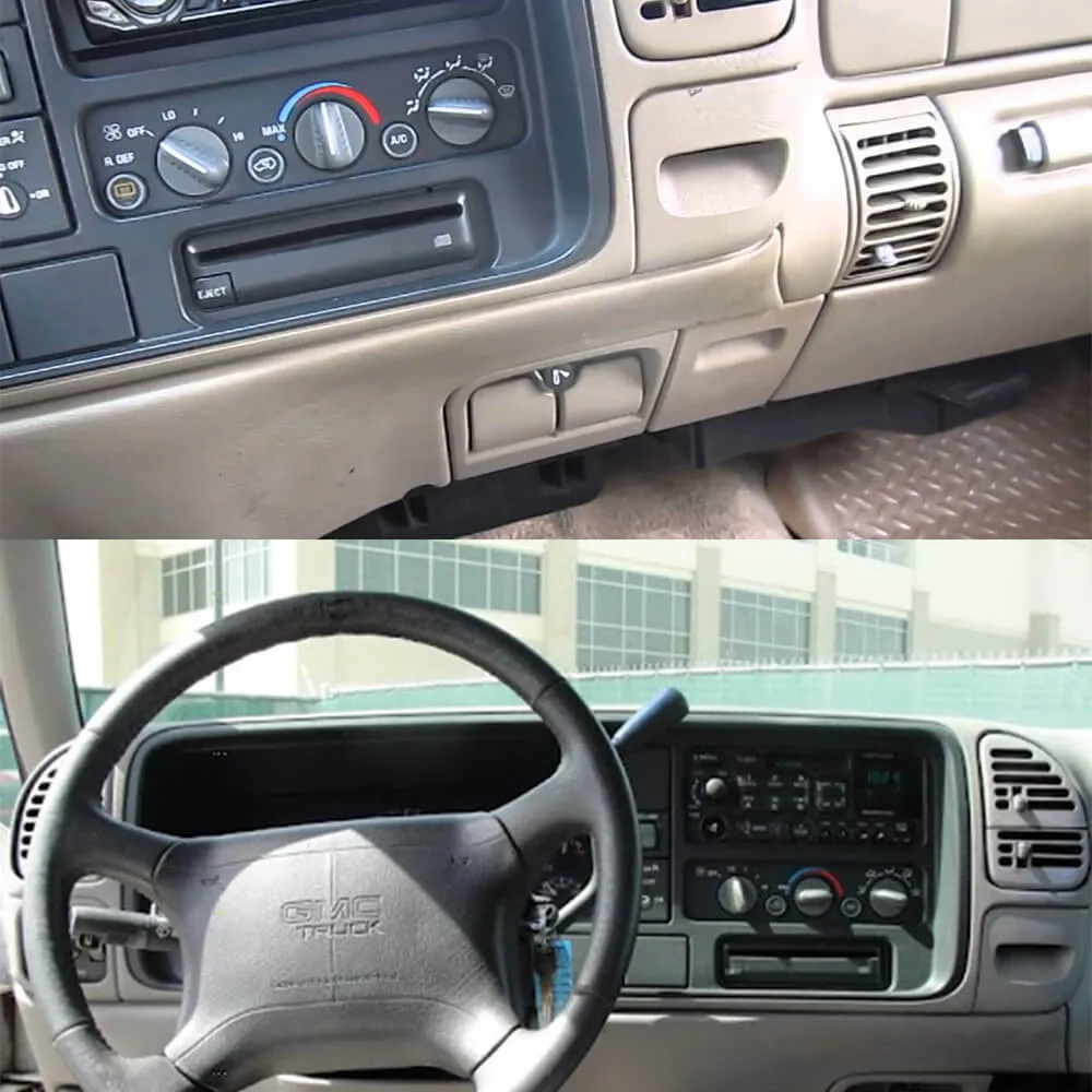 AC Heater Climate Control Switch Knob for 95-98 Silverado and Sierra 1500/2500/3500, 95-99 Suburban/Tahoe/Yukon