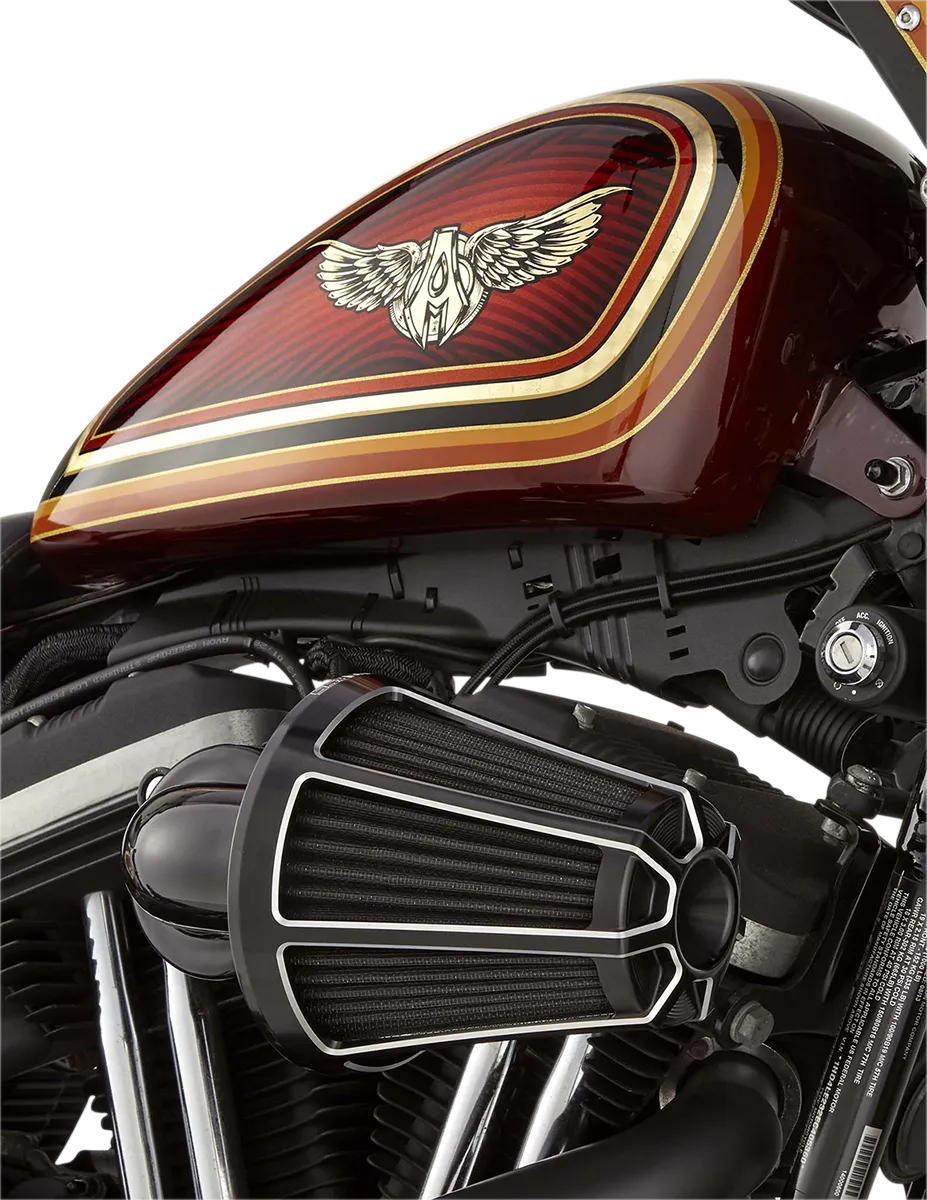 ARLEN NESS Beveled Monster Air Cleaner - Black 81-036