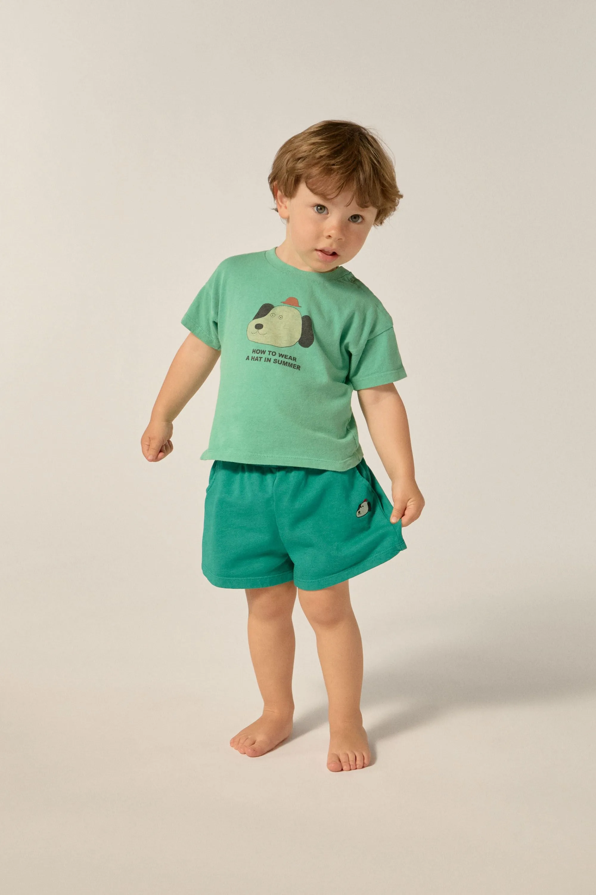 Baby Shorts in Green