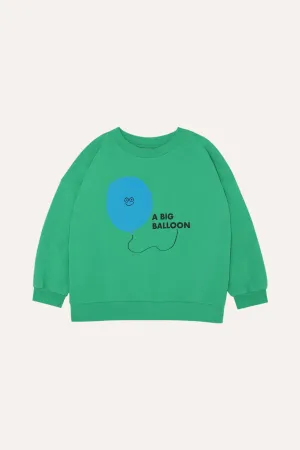 Balloon Sweatshirt in Green