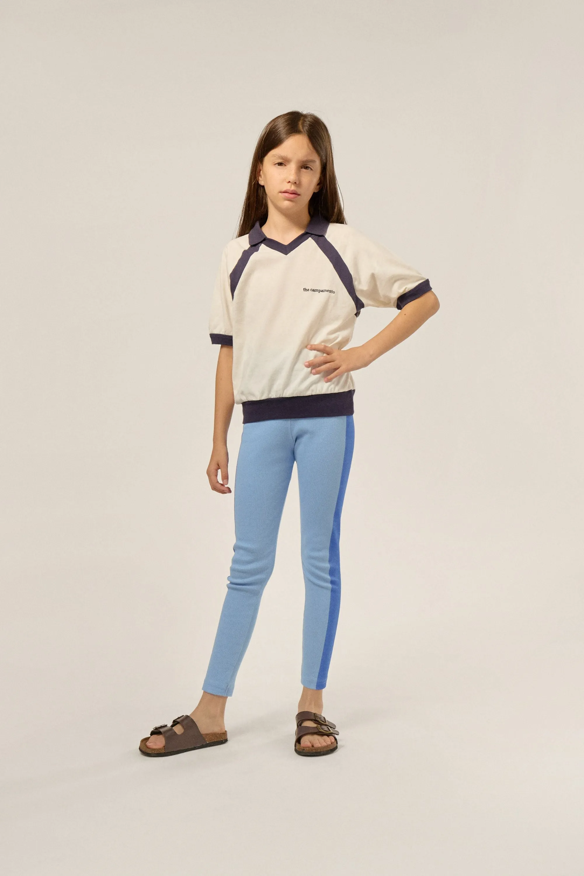 Blue Bands Leggings in Blue