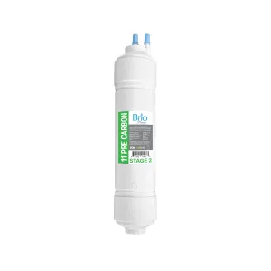 Brio 2.5" x 11" U-Type Pre-Carbon Replacement Filter w/ 1,200 ml capacity
