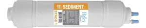 Brio 2.5" x 11" U-Type Sediment Replacement Filter w/ 1,200 ml capacity