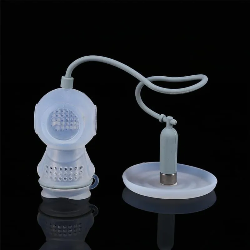 Cute Reusable Diver Shaped Silicone Tea Strainer