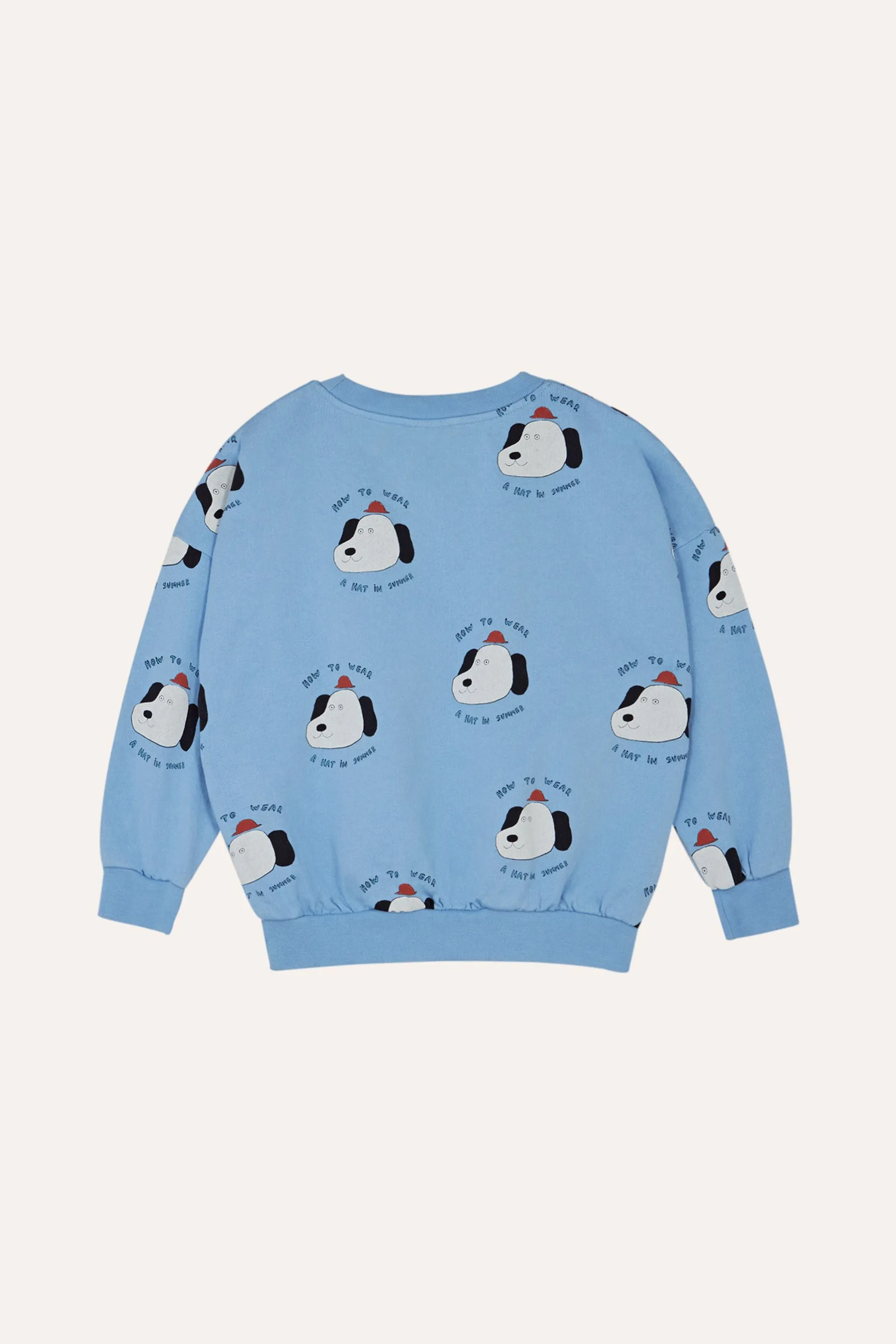 Dogs Sweatshirt in Light Blue
