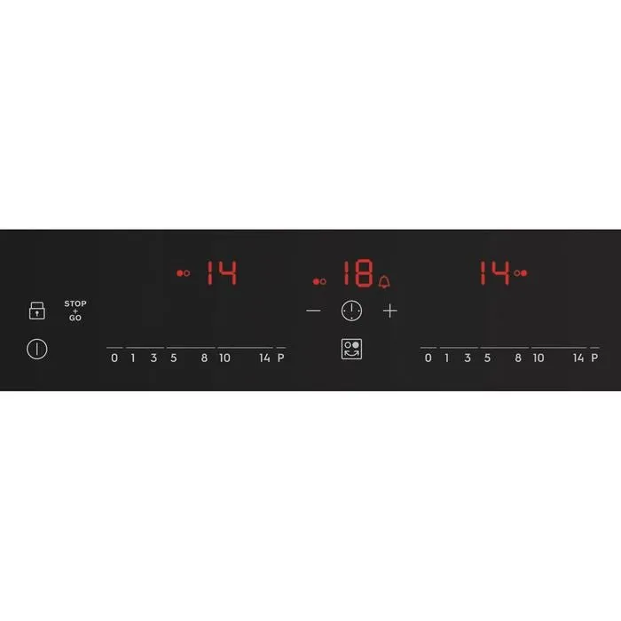 Electrolux EHI7260BB Built-In Induction Hob 70CM 2 Zone Touch Control Panel Ceramic Glass Black