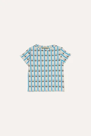 Flowers Baby T-Shirt in Ecru