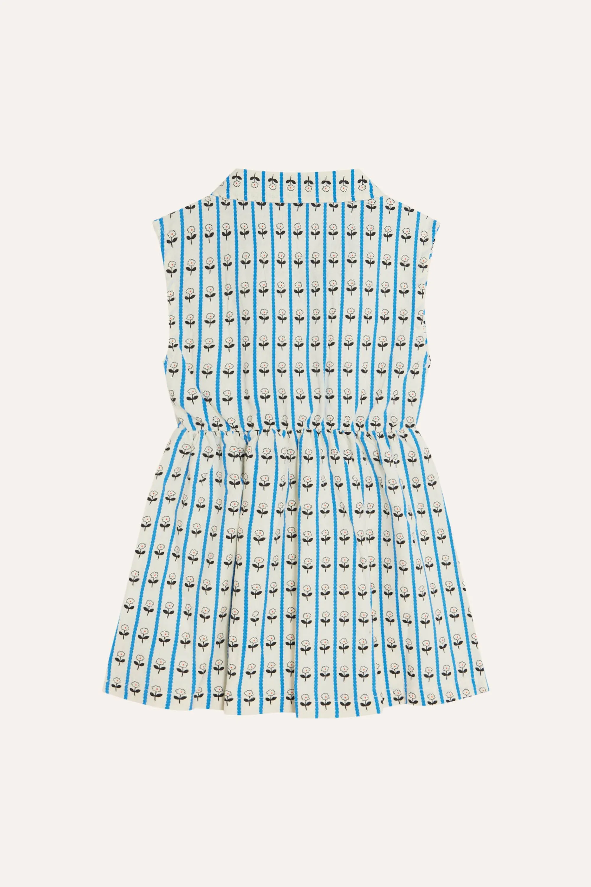 Flowers Dress in Ecru