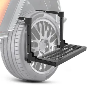 Folding Heavy Duty Tire Step To Fit tires from 10Inch to 14Inch Tire Width