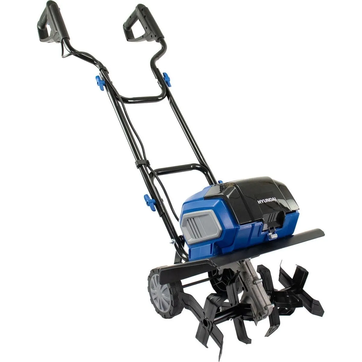 Hyundai HY2198 2 x 20V (40V) 360mm Brushless Garden Tiller with 4.0Ah Batteries