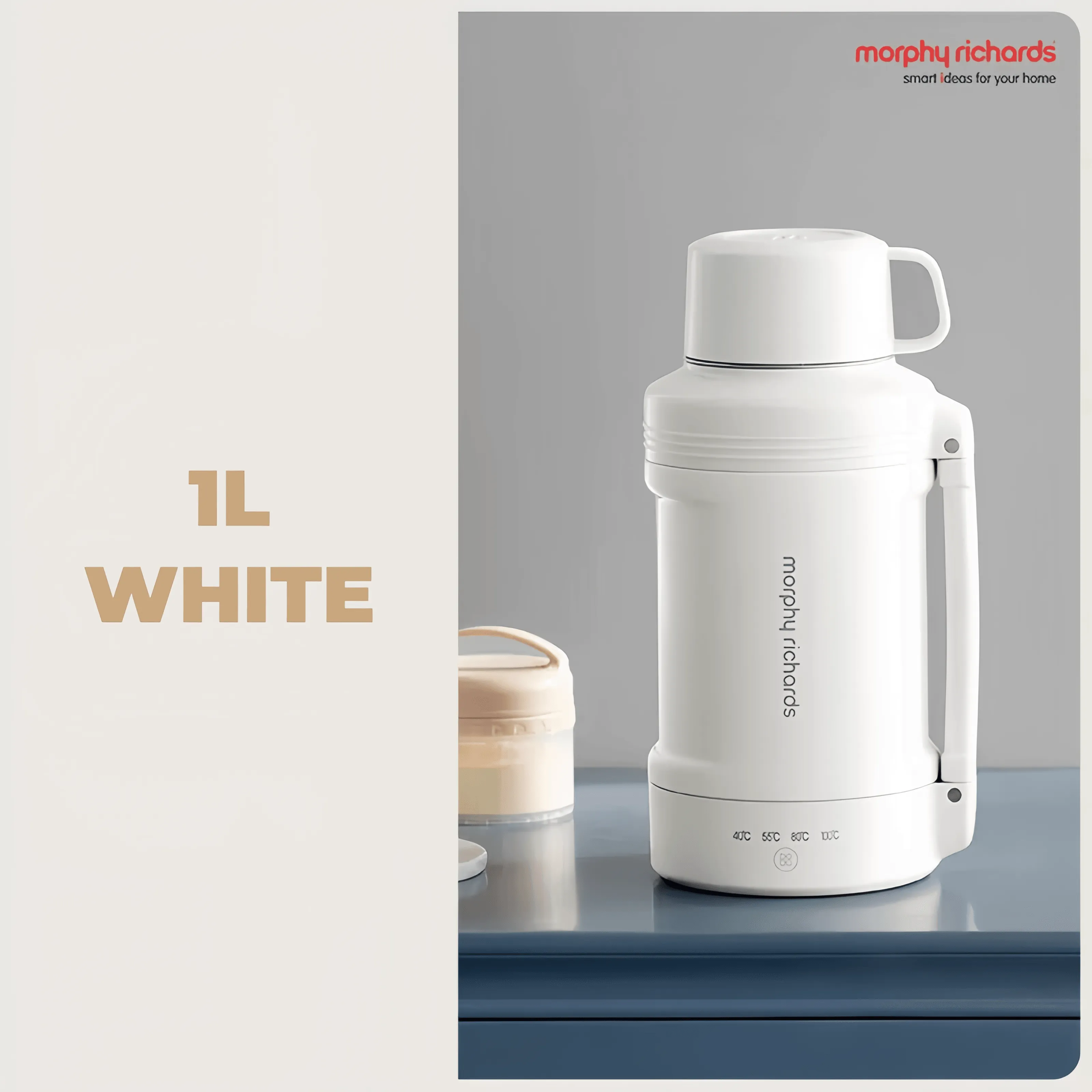 Morphy Richards Portable Electric Kettle(1000ml) Travel Kettle Universal Voltage Double Keep Warm MR6061