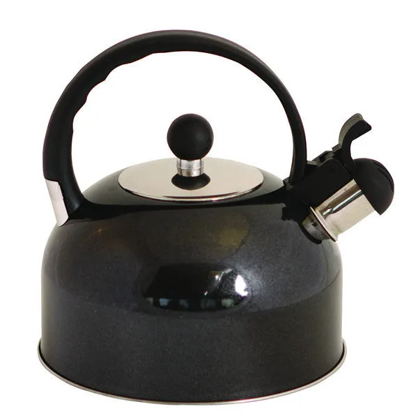 Quest 2.2ltr Whistling Kettle Black