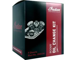 Scout Oil Change Kit 15W-60 4 Qt by Indian Motorcycle