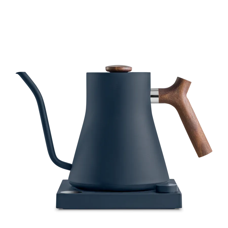 Stagg EKG Electric Kettle - Stone Blue   Walnut