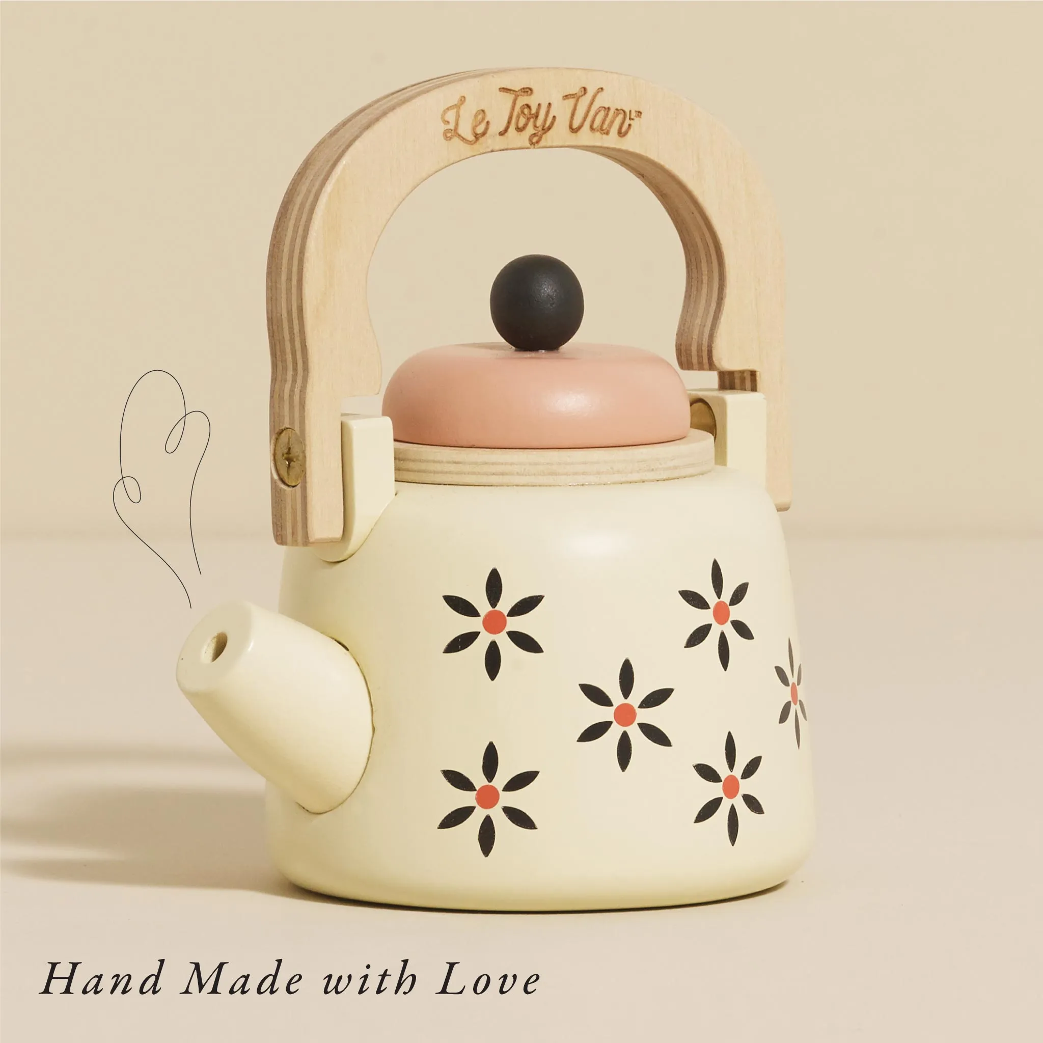 Vintage Wooden Kettle